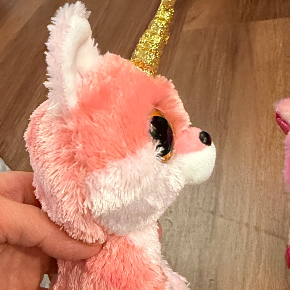 Ty Pink and White Plush Toy - Picture 5 of 16